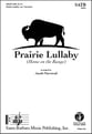 Prairie Lullaby SATB choral sheet music cover